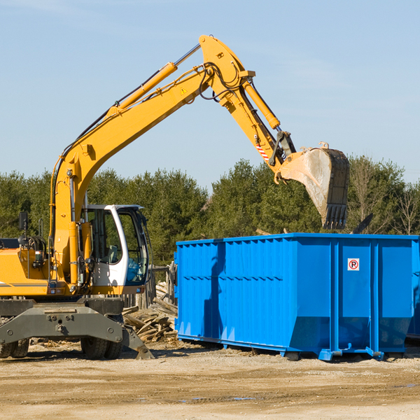 how does a residential dumpster rental service work in Granada Hills CA